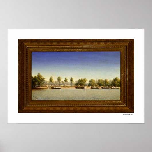 Poster von Sacramento City, Juli 1849 (Vorne)