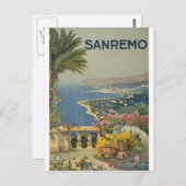 Poster von Sanremo 1920 Postkarte (Vorne/Hinten)