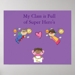 Poster von Super Hero