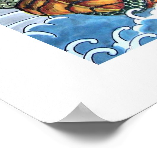 Poster von Tiger und Drachen (Ecke)