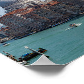 Poster von Venedig - Canal Grande (Ecke)