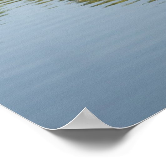 Poster von Weiden weinen. (Ecke)