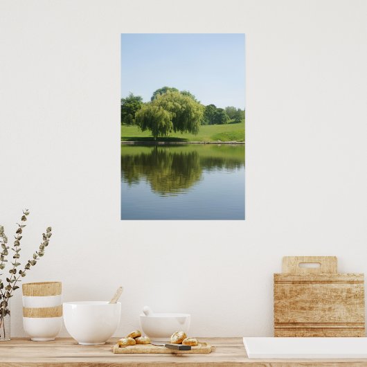 Poster von Weiden weinen. (Küche)