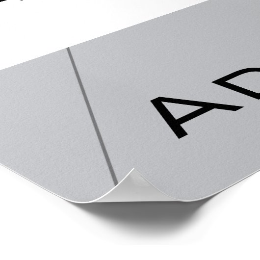 Poster-Vorlage Allgemein 2 Poster (Ecke)