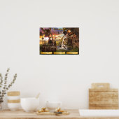 Poster Voyage to Fantasy - Hot Air Ballon (Küche)