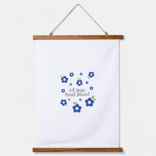 Poster Wandteppich Mit Holzrahmen (Vorderseite)