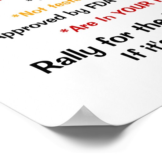 Poster - Was sind GVO? (Ecke)