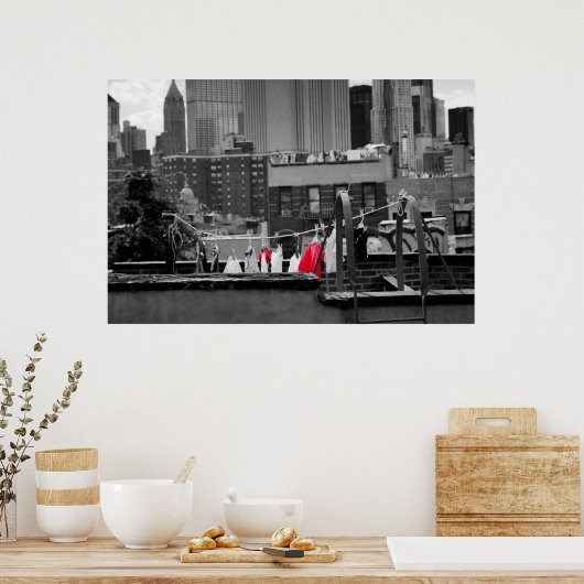 Poster: Wäscheleine Poster (Küche)