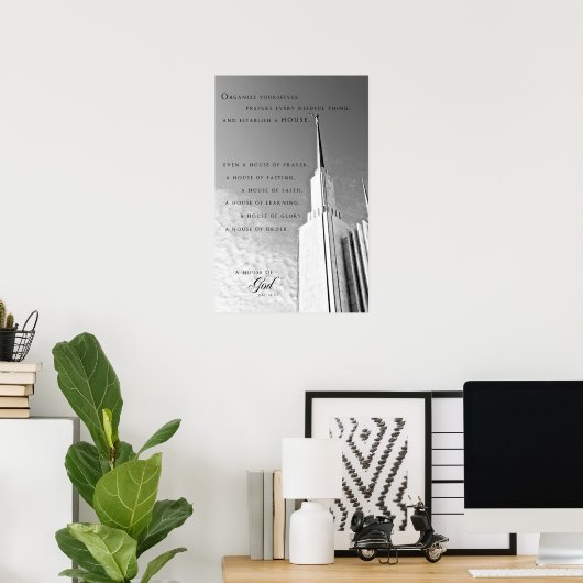 Poster - Washington DC LDS Tempel 4 (Heimbüro)