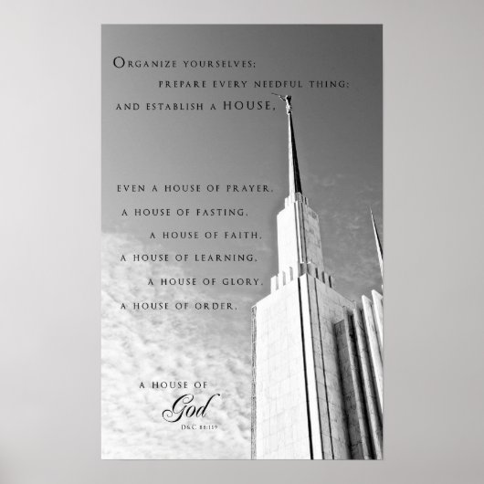 Poster - Washington DC LDS Tempel 4 (Vorne)