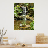 Poster, Wasserfall und Meerjungfrau Poster (Küche)