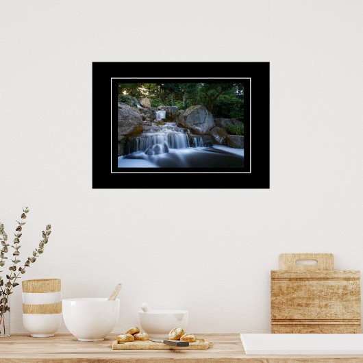 Poster Waterfall Szene (Küche)