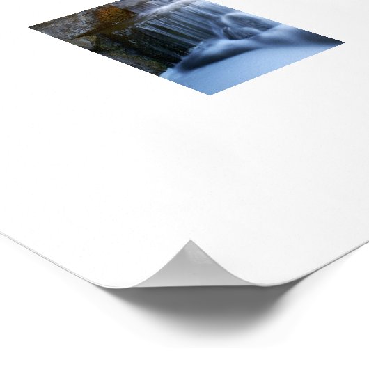 Poster Waterfall Szene (Ecke)