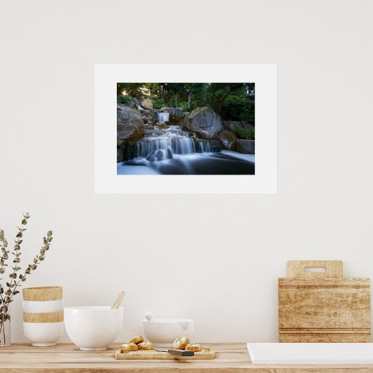 Poster Waterfall Szene (Küche)