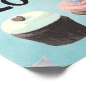 Poster "WE ARE CUPCAKE LOVERS" (Ecke)