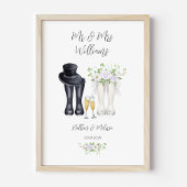 Poster Wedding Welly Boots