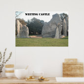 Poster Weeting Castle Weeting Norfolk England (Küche)