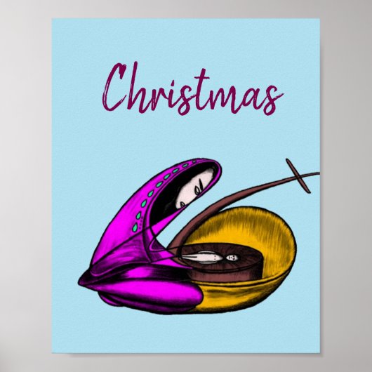 Poster Weihnachten (Vorne)