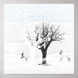 Poster Weihnachten Schneefieber Geschichte. Fantas