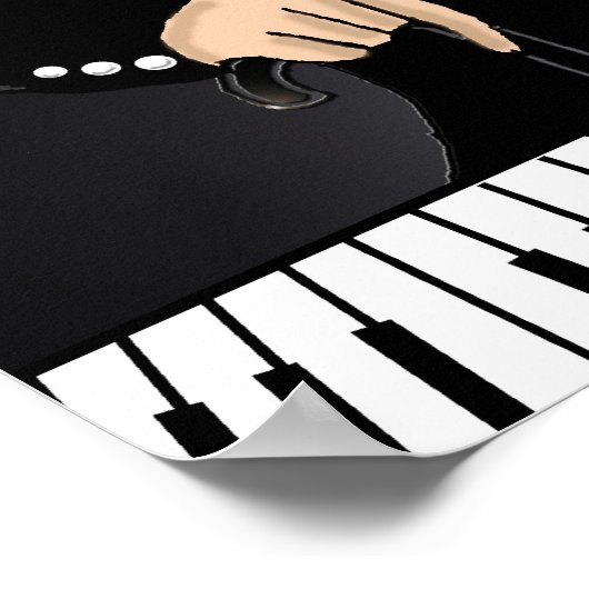 Poster "Weihnachten" - von Kev Moore (Ecke)