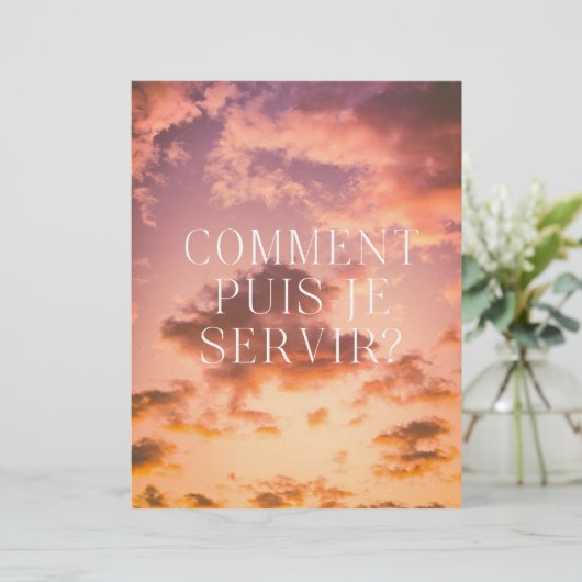 Poster Weisheit (Stehend Vorderseite)