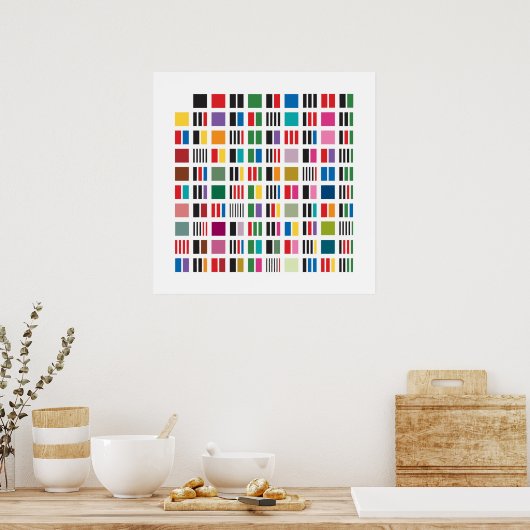 Poster - weiß (Küche)