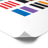 Poster - weiß (Ecke)