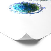 Poster Weiße Blutkörperchen Leukozyten Diagramm (Ecke)