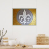 Poster "Weiße Lilie" (Küche)