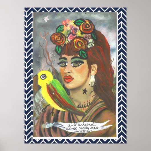 POSTER-WELL VERHALTENE FRAUEN MACHEN SELTEN DIE GE POSTER (Vorne)