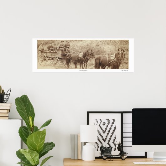 Poster "Wells Fargo Express" (Heimbüro)