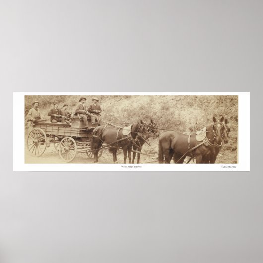 Poster "Wells Fargo Express" (Vorne)