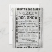 Poster Werbung Cruft's Dog Show Postkarte (Vorne/Hinten)