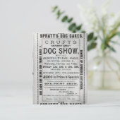 Poster Werbung Cruft's Dog Show Postkarte (Stehend Vorderseite)