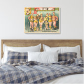 Poster-Werbung Die große Szene zeigt Zirkus Leinwanddruck (Insitu (Schlafzimmer))