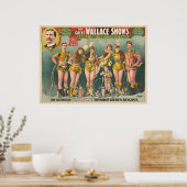 Poster-Werbung Die große Szene zeigt Zirkus Poster (Küche)