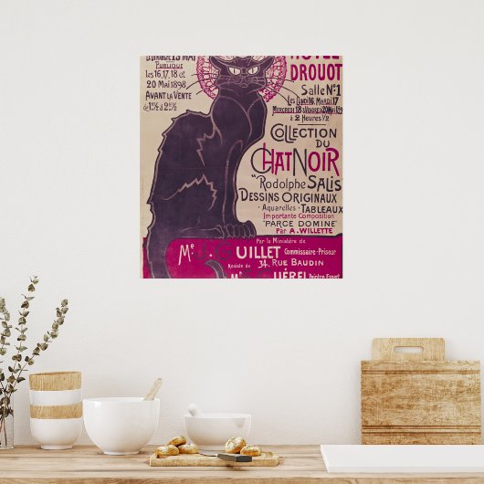 Poster Werbung für eine Ausstellung (Küche)