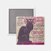 Poster Werbung für eine Ausstellung Magnet (Vorderseite/Rückseite)