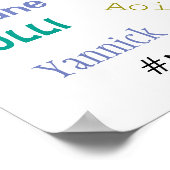 POSTER, wessen Name ist es? Unisex-Namen/MMETROPOL Poster (Ecke)