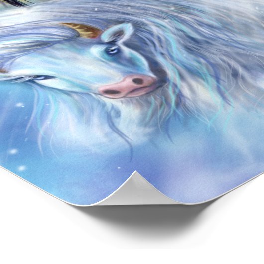 Poster White Buffalo Calf Frau (Ecke)