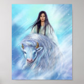 Poster White Buffalo Calf Frau (Vorne)