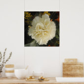 Poster White Carnation Beauty (Küche)