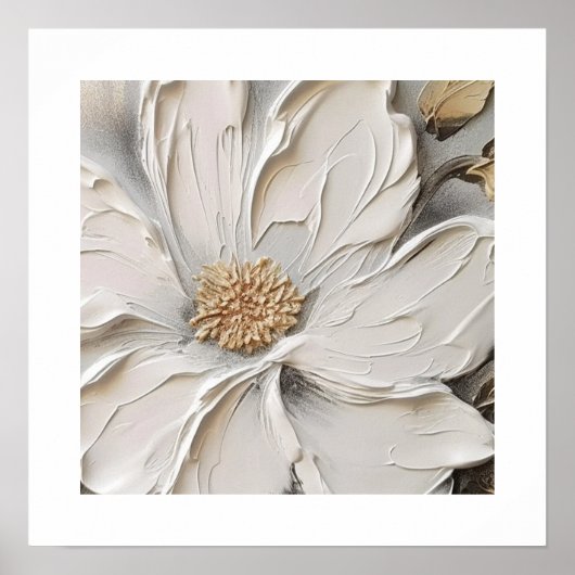 Poster - White Daisy (Vorne)