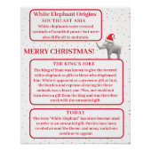 Poster "White Elephant Origins" (Vorderseite)