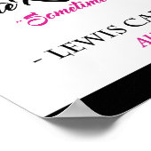 Poster "Wie lange ist für immer" (Ecke)