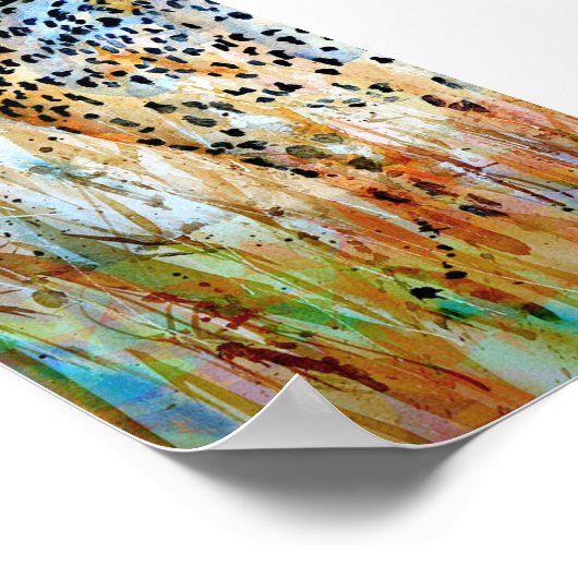 Poster - Wilde Geparde (Ecke)