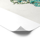 POSTER: WILLIAM MORRIS : ANEMONE WATERCOLOR POSTER (Ecke)