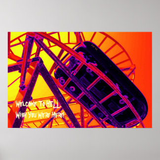 Poster - Willkommen in der Hölle.