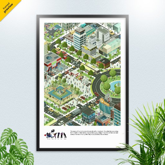 Poster | Wimmelbild | Wespepolitan West park