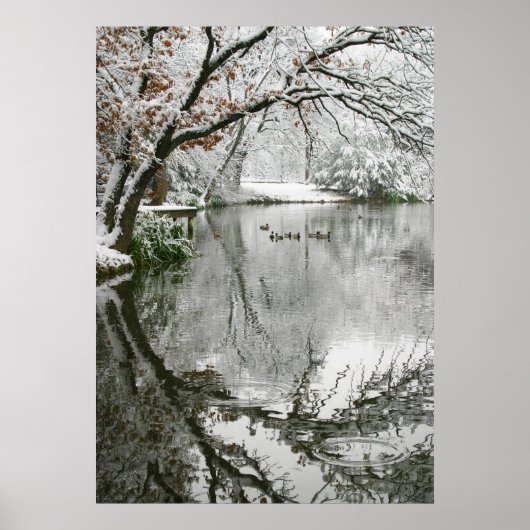 Poster Winter Szene (Vorne)